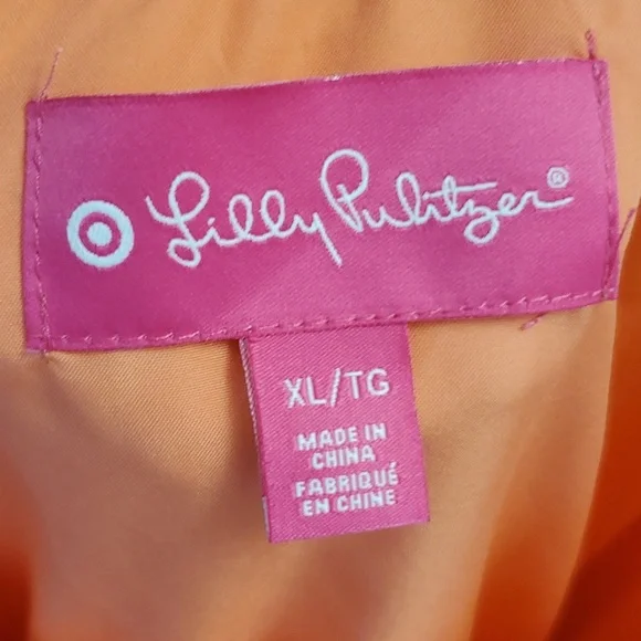 Lilly Pulitzer Pink & Coral Animal Print Dress Size XL - Picture 6 of 12